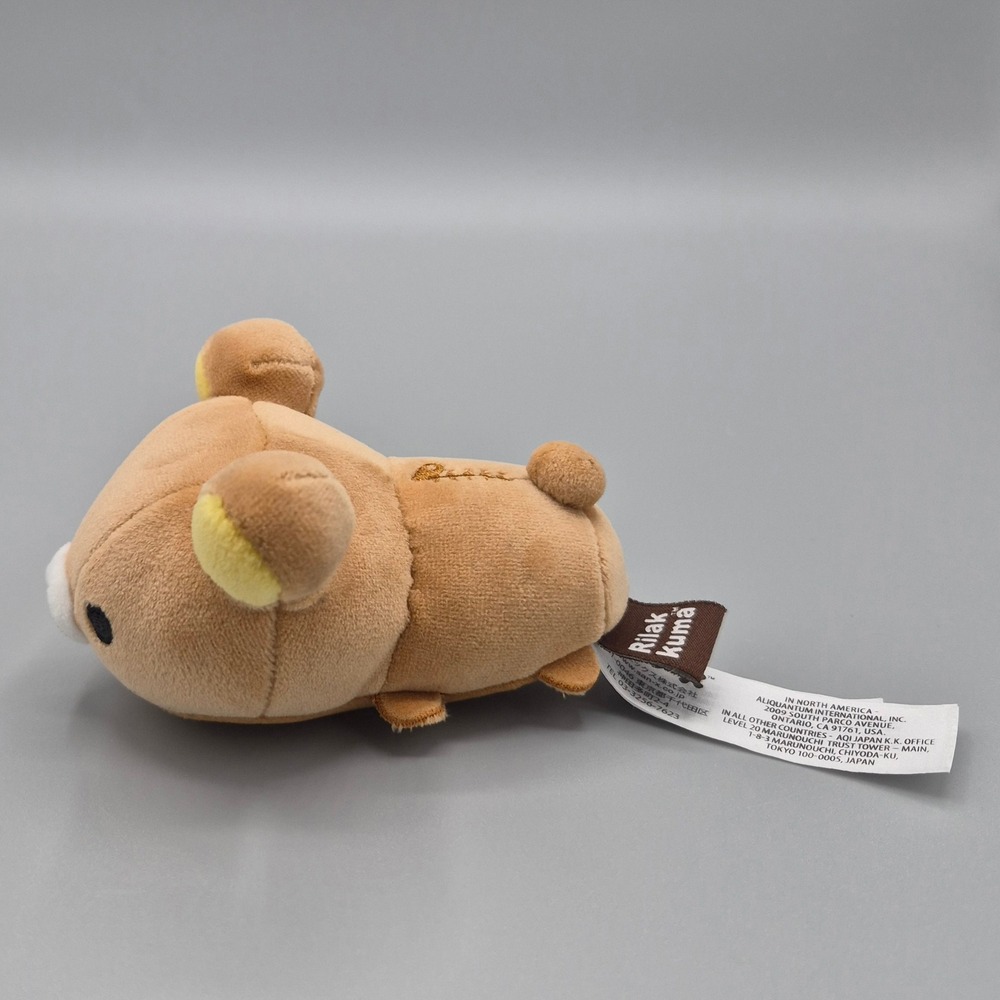 San-X Rilakkuma Brown Bear Small Plush Kawaii Stuffed Toy 2021 Official Licensed - Picture 3 of 10